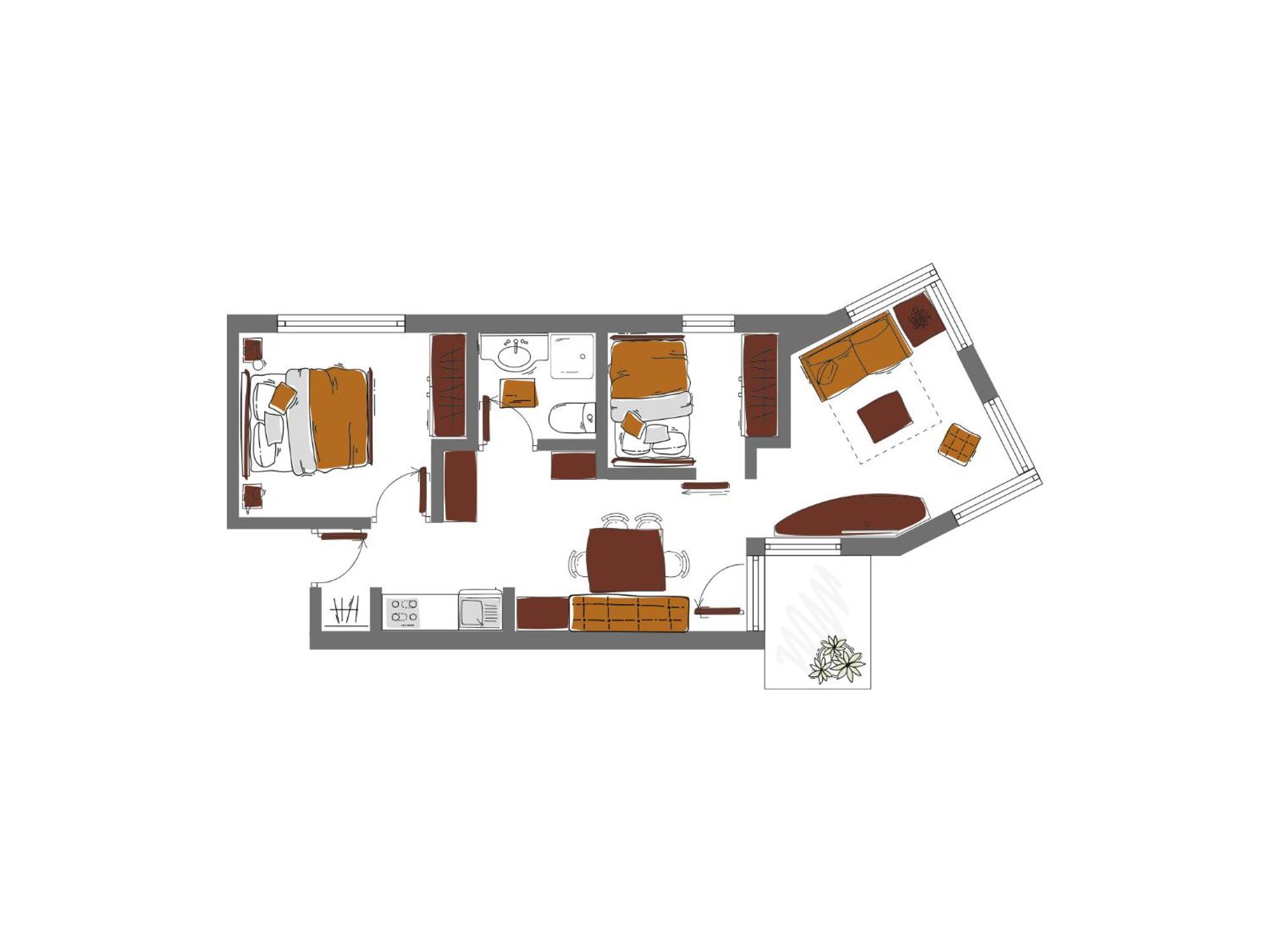 Schoenblick - Gurgl B&B โอเบอร์กัวร์เกิล ห้อง รูปภาพ